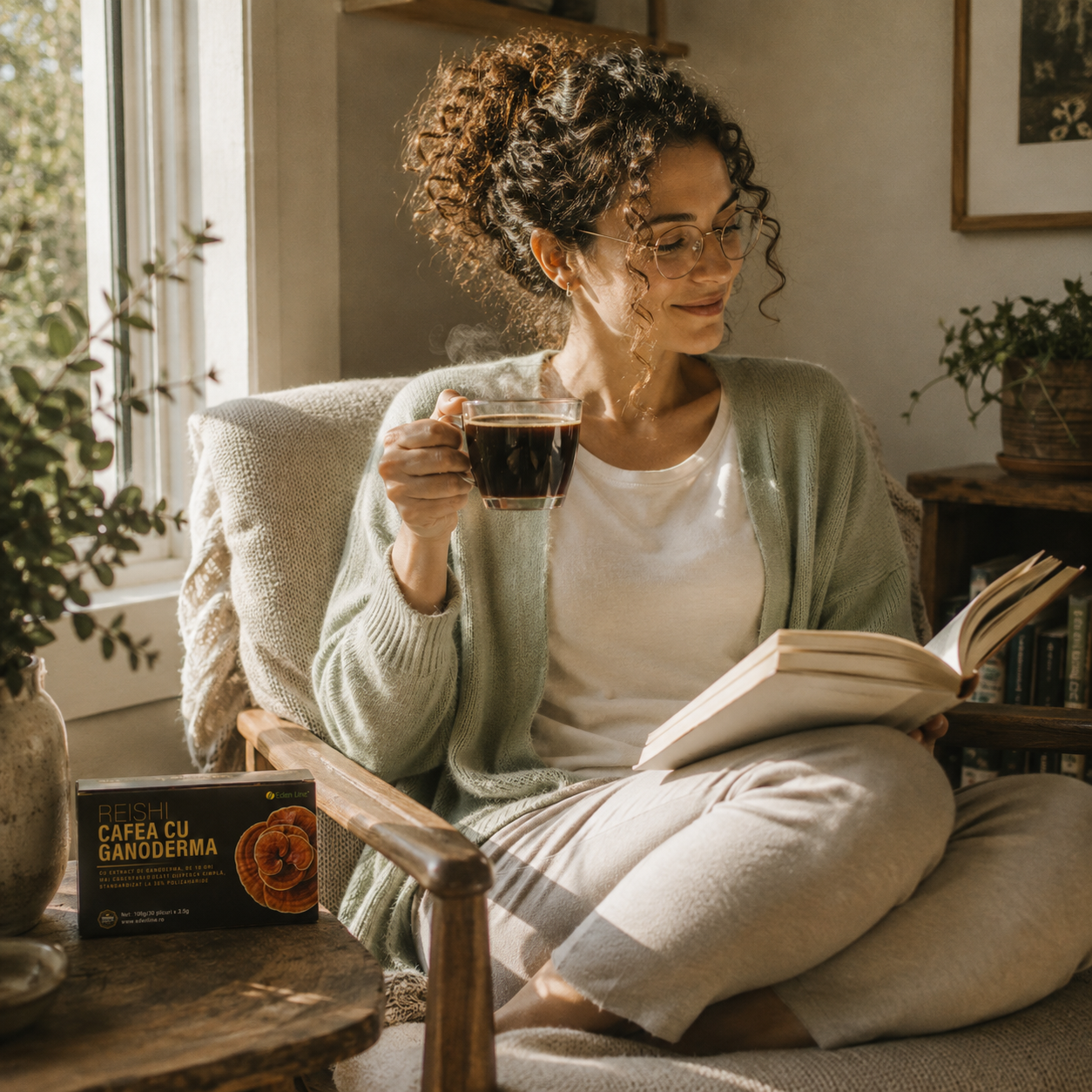 Cafea Neagră cu Ganoderma (30 plicuri)