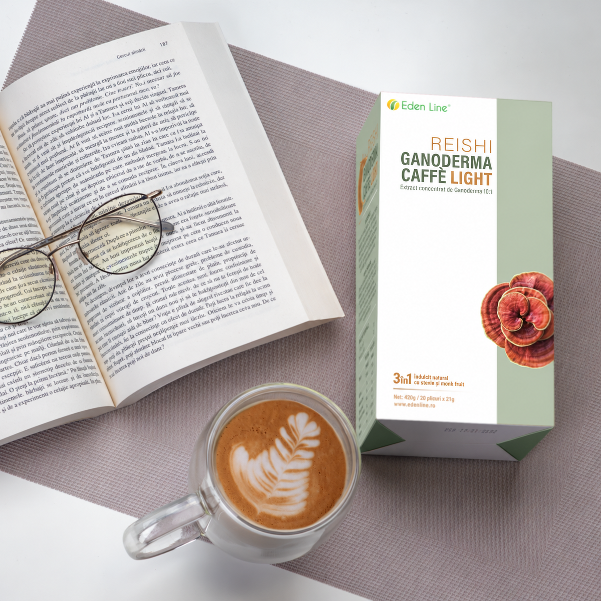 Caffè Light cu Ganoderma – 20 plicuri