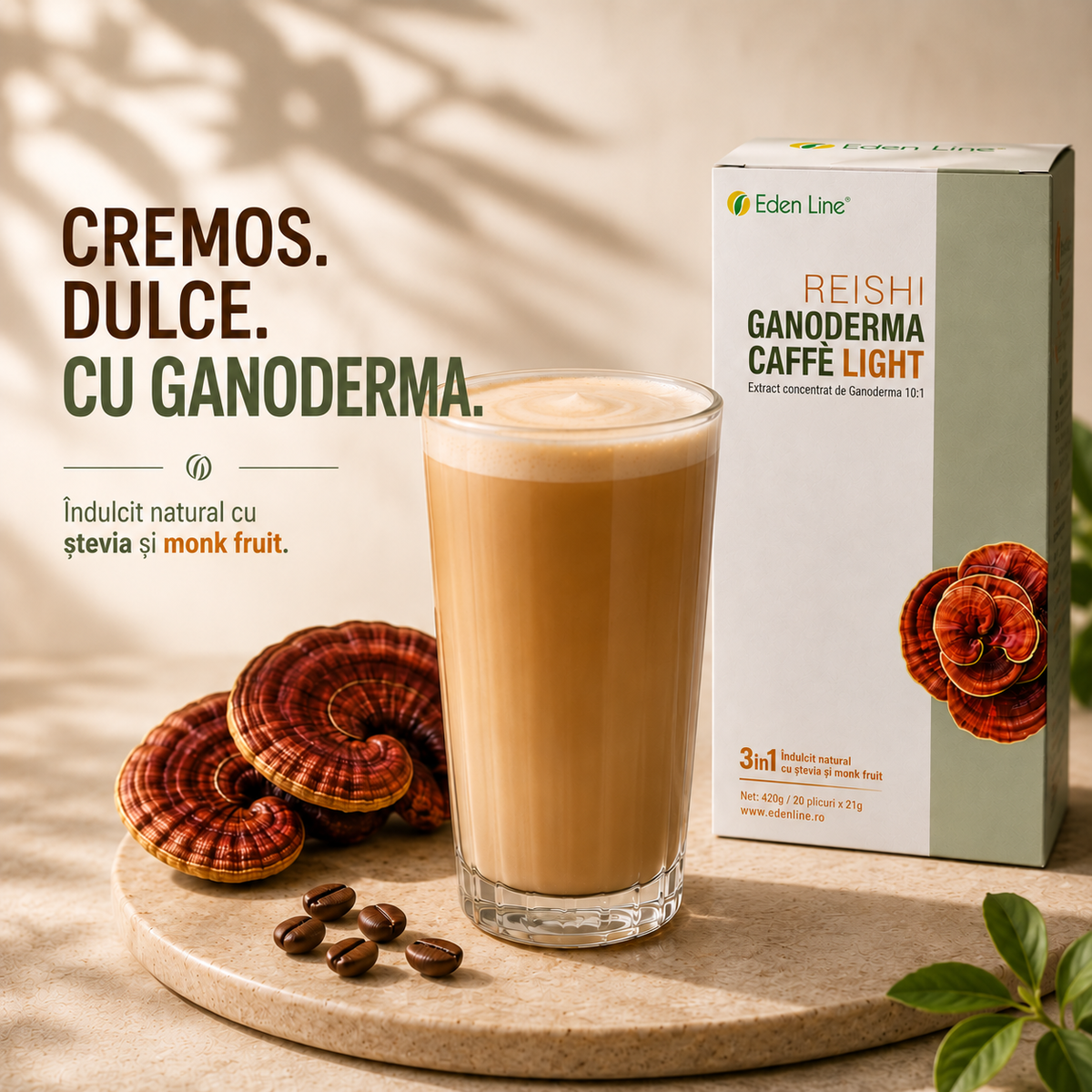 Caffè Light cu Ganoderma – 20 plicuri