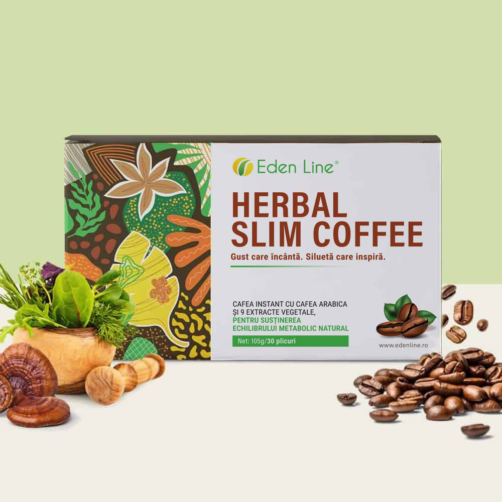 Herbal Slim Coffee - 30 plicuri, 1 Cutie