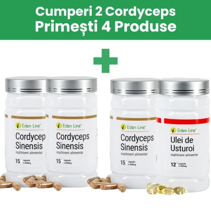 [Ofertă Limitată] 2x Cordyceps + 2x Gratis - Imunitate și Energie